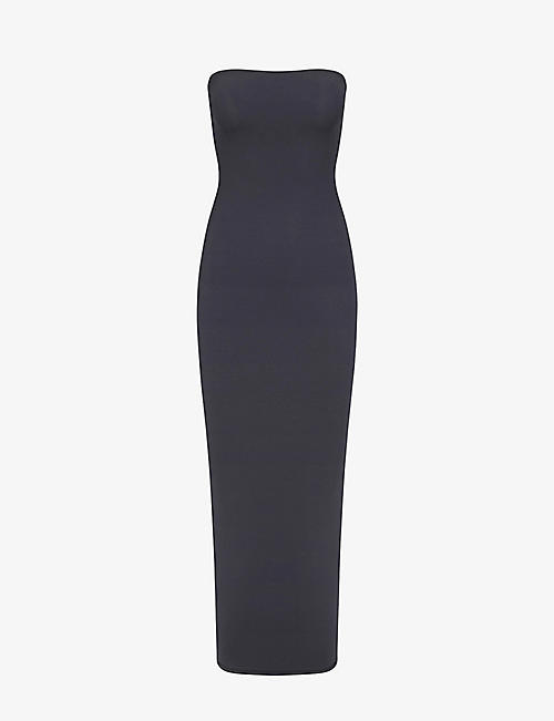 SKIMS: Fits Everybody square-neck stretch-woven maxi dress