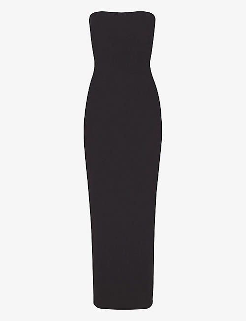 SKIMS: Fits Everybody square-neck stretch-woven maxi dress