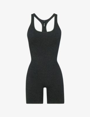 SKIMS: Off-White Cotton Rib Onesie Jumpsuit