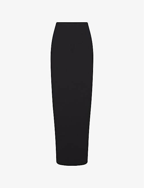 SKIMS: Fits Everybody high-rise stretch-jersey maxi skirt