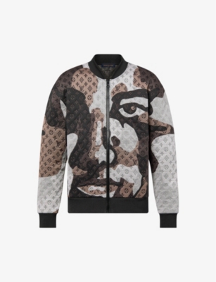 Louis Vuitton Oversized Monogram Teddy Bomber Jacket