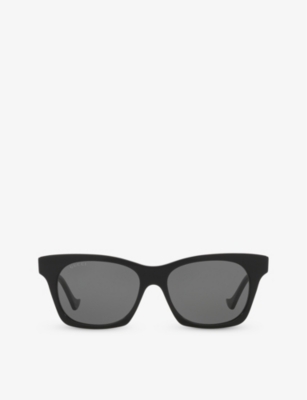 Gucci Womens Black Gg1299s Cat-eye Acetate Sunglasses