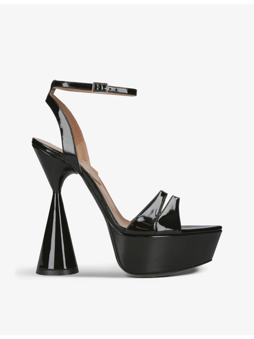 D'ACCORI - Skye patent-leather platform sandals