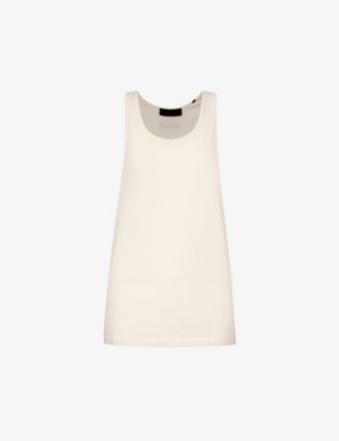 FEAR OF GOD ESSENTIALS - ESSENTIALS logo-print cotton-blend top ...