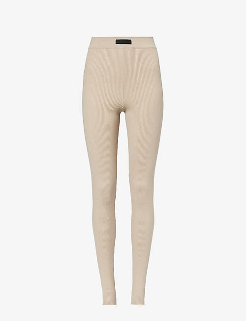 FEAR OF GOD ESSENTIALS: ESSENTIALS fitted high-rise cotton-blend leggings