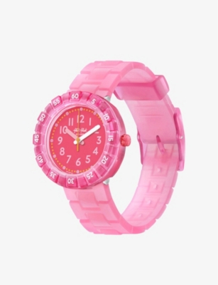FLIK FLAK: FCSP121 Level plastic and silicone-blend quartz watch
