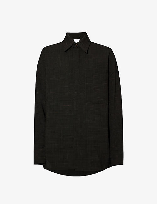 BOTTEGA VENETA: Criss Cross oversized woven shirt