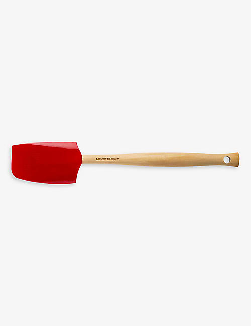 LE CREUSET: Craft medium silicone and wood spatula 28.5cm