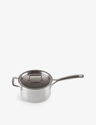 Le Creuset 3-ply Stainless Steel Saucepan With Lid 16cm