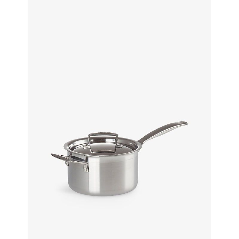 Le Creuset 3-ply Stainless Steel Saucepan With Lid 16cm