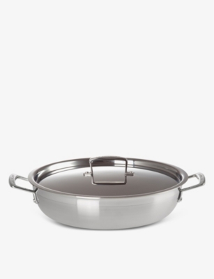 Le Creuset 3-ply Stainless-steel Shallow Casserole Pan
