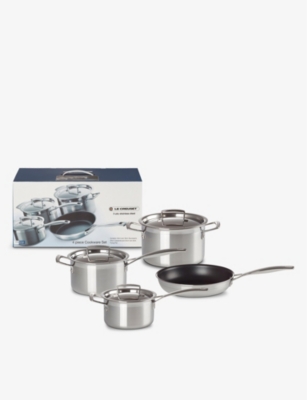 4-Piece Stainless Steel Cookware Set