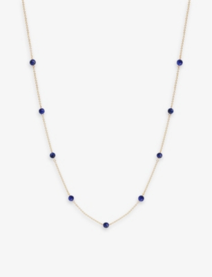 The Alkemistry Womens Yellow Gold Blueberry 18ct Yellow-gold And Lapis Lazuli Necklace