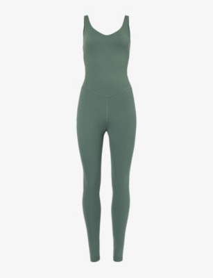 Lululemon Womens Dark Forest Align Scoop-neck Stretch-woven Jumpsuit