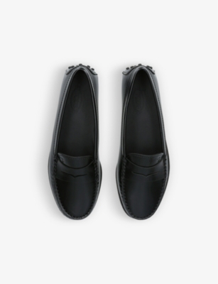TODS: Mocassino penny-bar leather driving shoes 6-10 years