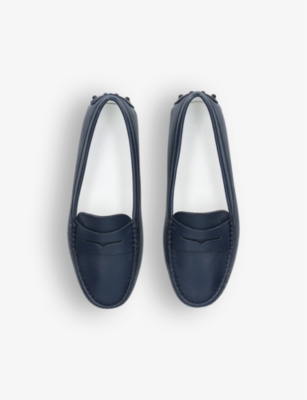TODS: Mocassino Gommini suede driving shoes 6-9 years