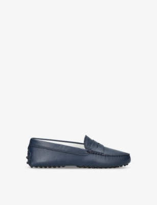 TODS: Mocassino Gommini suede driving shoes 6-9 years