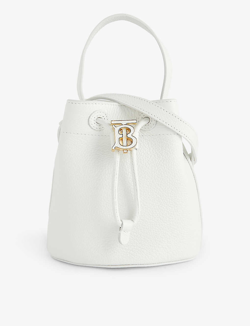 Mini TB Bucket Bag in Optic White - Women