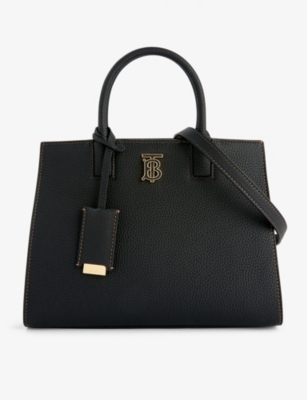 BURBERRY - Frances mini leather top-handle bag | Selfridges.com