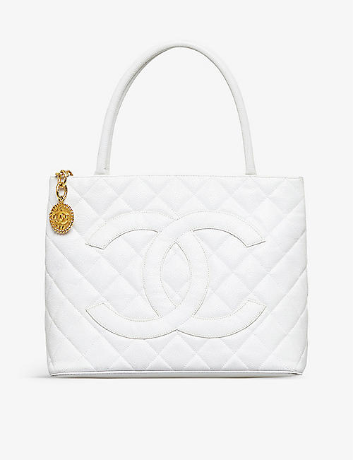 RESELFRIDGES: Pre-loved Chanel Caviar Medalion leather tote bag