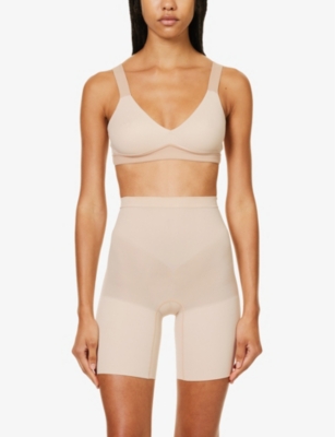 Spanx Womens Soft Nude Everyday Shaping High-rise Stretch-woven Shorts In Nude (lingerie)