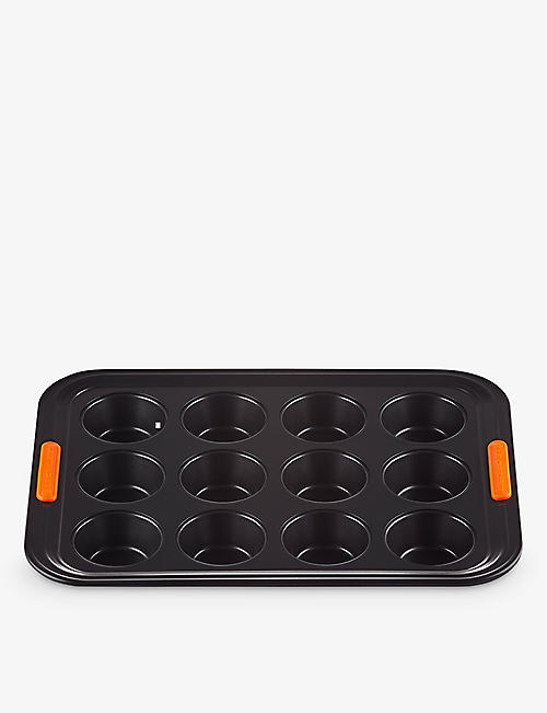 LE CREUSET: 12-cup Bakeware metal muffin tray 40cm