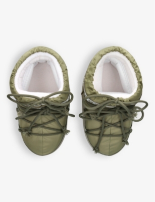 MOON BOOT: Icon Low 2 lace-up nylon snow boots