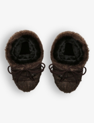 Icon Brown Faux-Fur Boots | Moon Boot Official Store