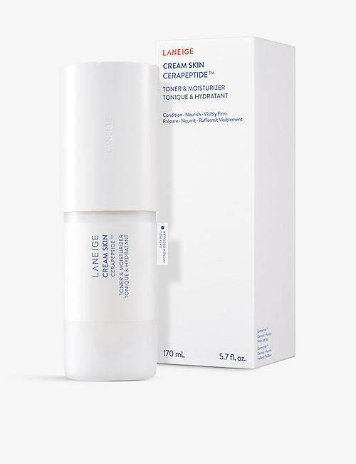 LANEIGE: Cream Skin Cerapeptide™ 爽肤水和保湿霜 170 毫升