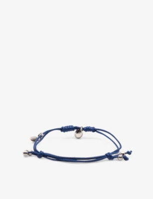 LA MAISON COUTURE: La Maison Couture x Niin Gaia wax cord and rhodium-plated silver bracelet