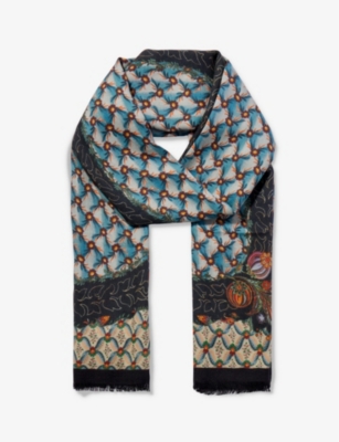 Gucci hot sale scarf selfridges