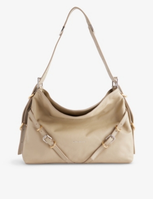 GIVENCHY: Voyou medium leather shoulder bag