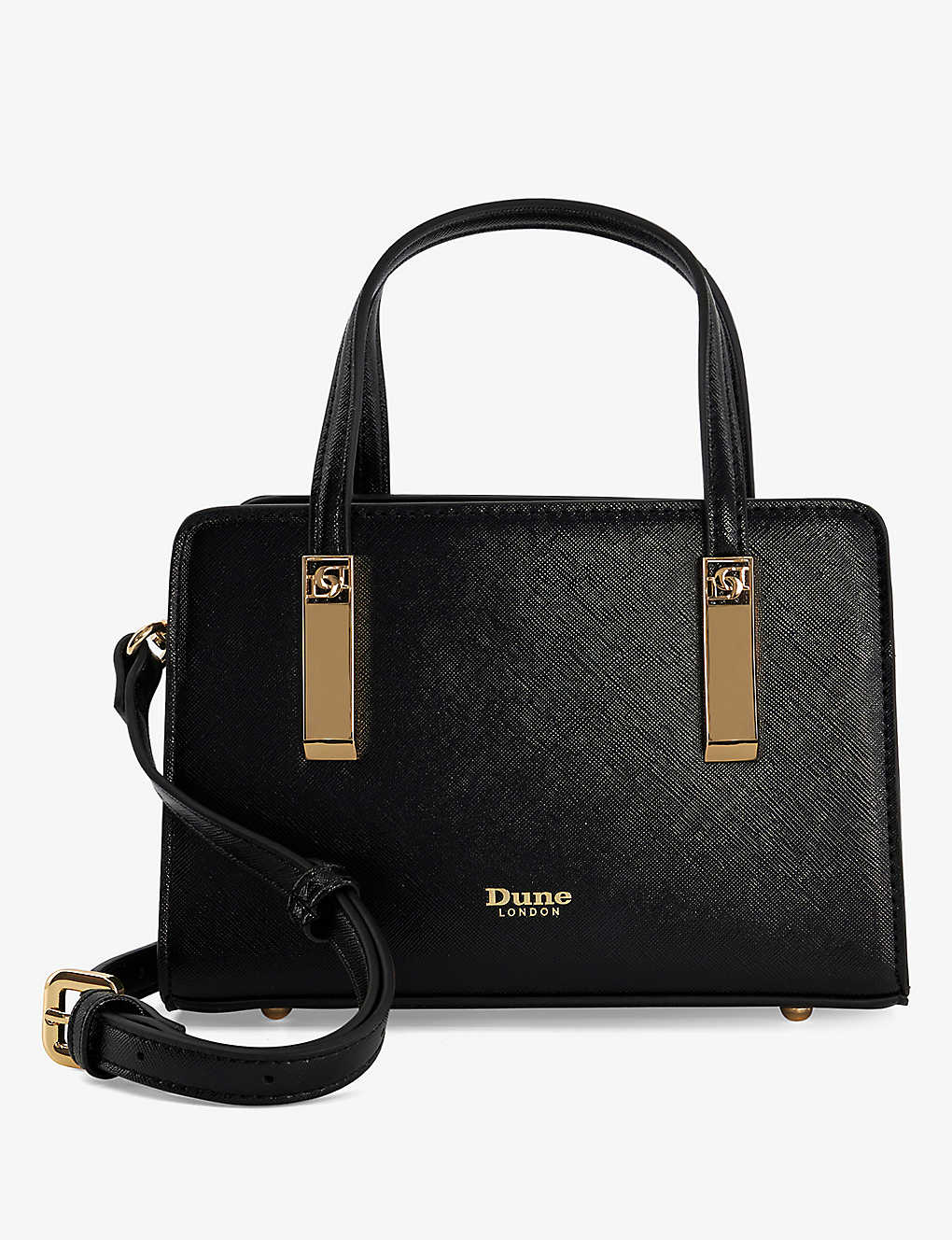Dune Black-synthetic Dinkydenbeigh Small Faux-leather Tote Bag