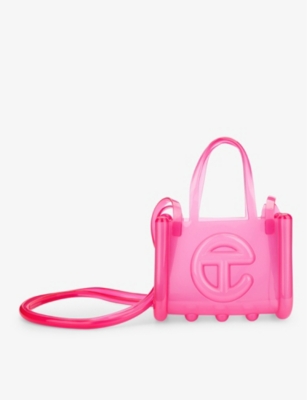 Melissa x Telfar Small Jelly Shopper - Clear Pink