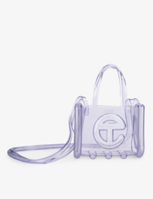 Telfar Bags | Telfar x Melissa Clear Pink Small Jelly Shopper | Color: Pink | Size: Os | Sohoskirt's Closet