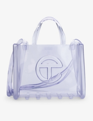 Telfar Bags | Telfar x Melissa Clear Pink Small Jelly Shopper | Color: Pink | Size: Os | Sohoskirt's Closet