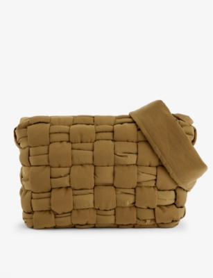 Bottega Veneta Padded Woven Clutch Bag