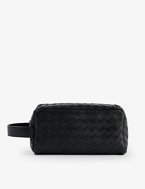 BOTTEGA VENETA: Intrecciato leather travel pouch