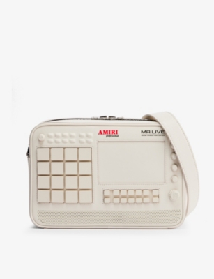 AMIRI Drum Machine leather crossbody bag