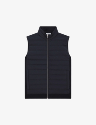 Reiss Vinnie Vest, Black, XS