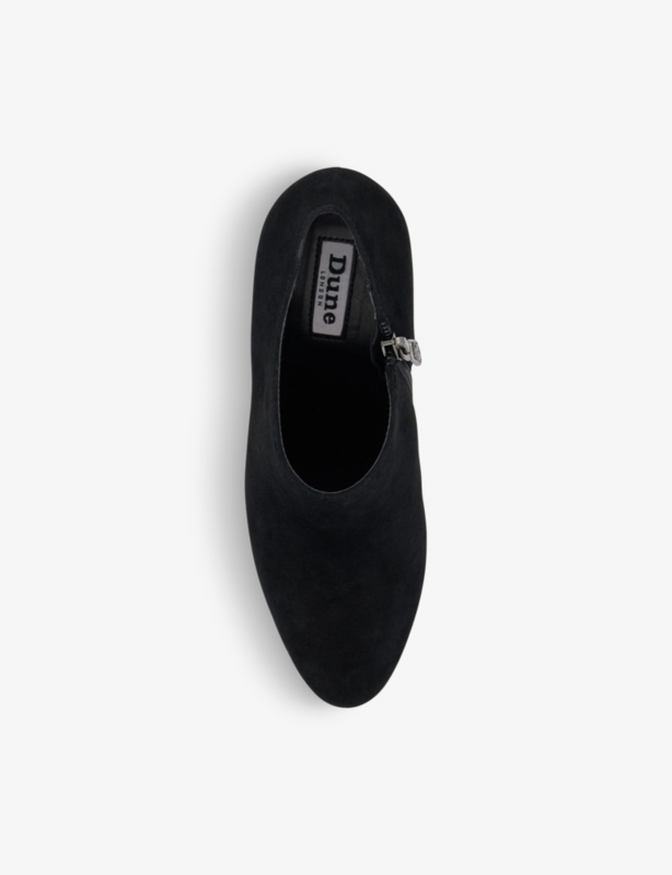 Opinion block-heel suede ankle boots