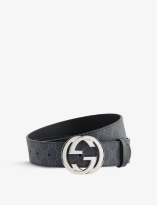 4cm gg supreme logo coated canvas belt - Gucci - Men