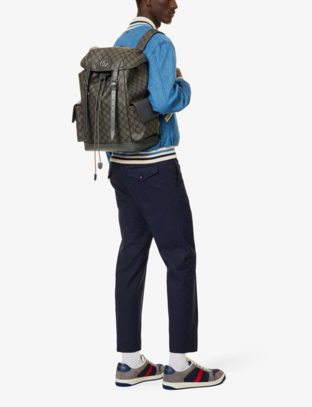 GG Supreme canvas backpack