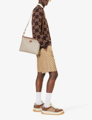 Shop Gucci Be.eb/bro.sug/br.sug Ophidia Gg Canvas Cross-body Messenger Bag