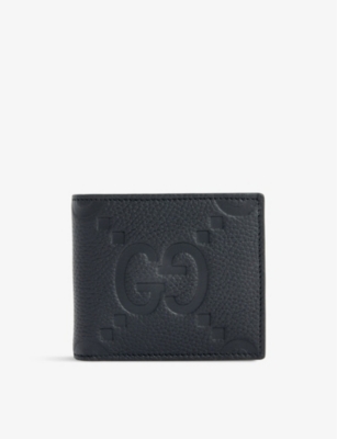 GUCCI - Monogram-embossed leather wallet