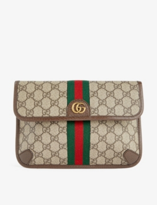 GUCCI: Ophidia GG Supreme canvas belt bag