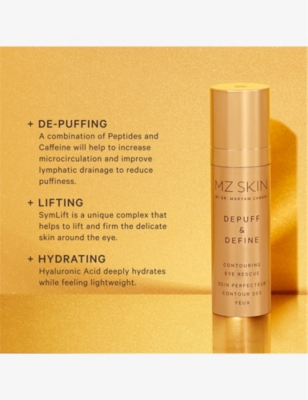 MZ SKIN: Depuff & Define contouring eye rescue 15ml