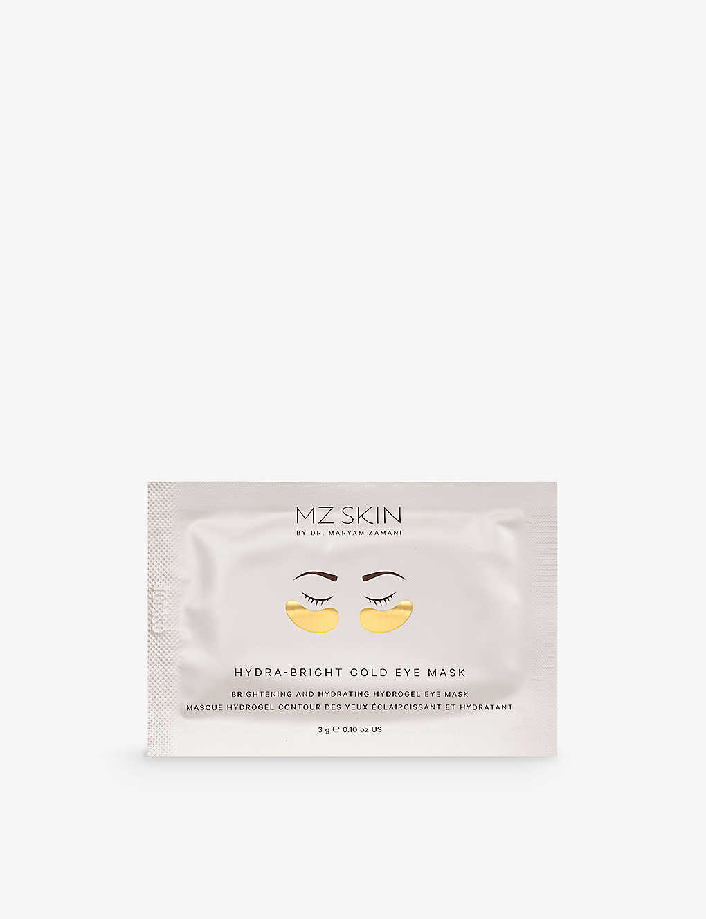 Mz Skin Hydra-bright Gold Eye Mask Pack Of Five