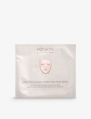 MZ SKIN: Anti-Pollution hydrating face masks pack of five