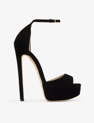 Jimmy Choo Max 150mm Platform Sandals In Black